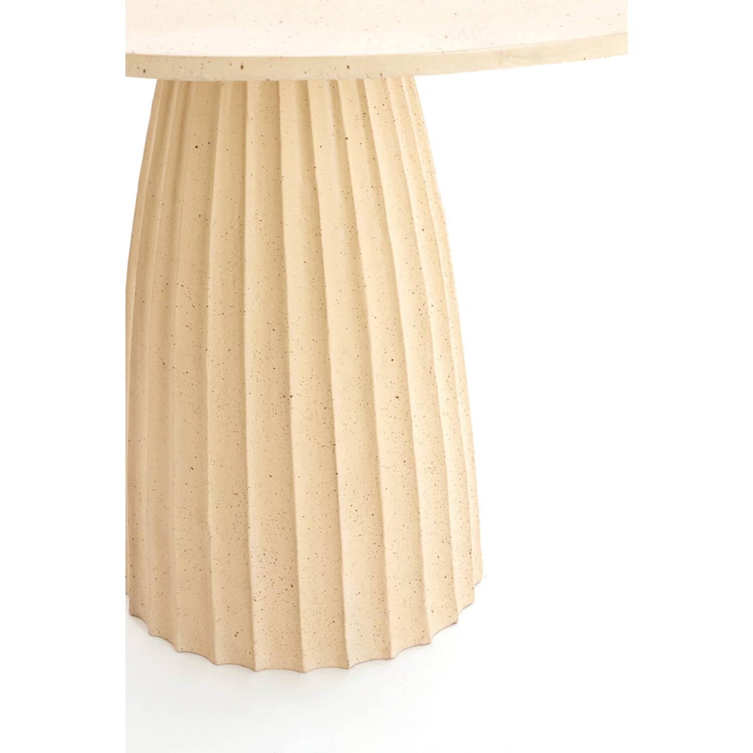 STOLIK KAWOWY, okrągły,wyrafinowany, elegancki, ryflowana podstawa, nowoczesny design 3