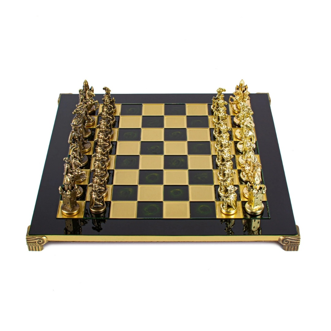 ZESTAW SZACHÓW METALOWYCH, dekoracyjny i użytkowy, precyzyjne wykonanie, klasyczny styl 2