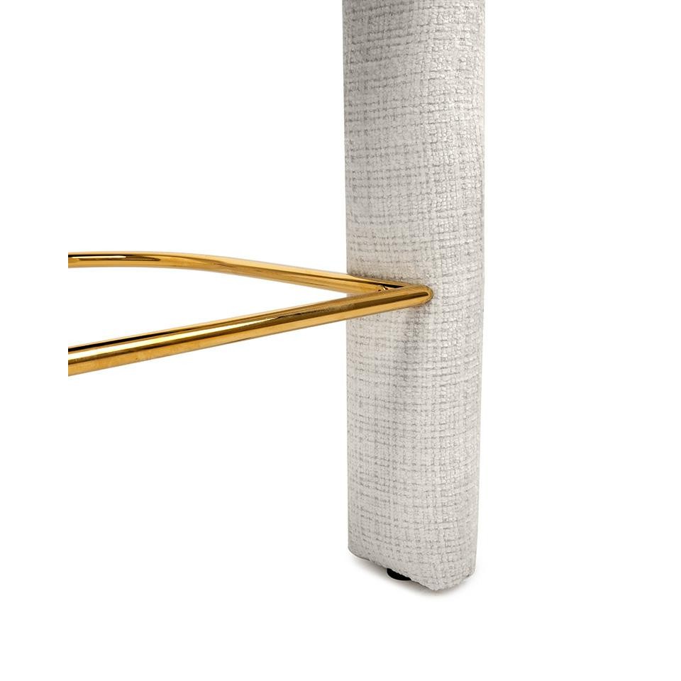 KRZESŁO BAROWE, białe, eleganckie, ponadczasowe, komfortowe, klasyczne 2