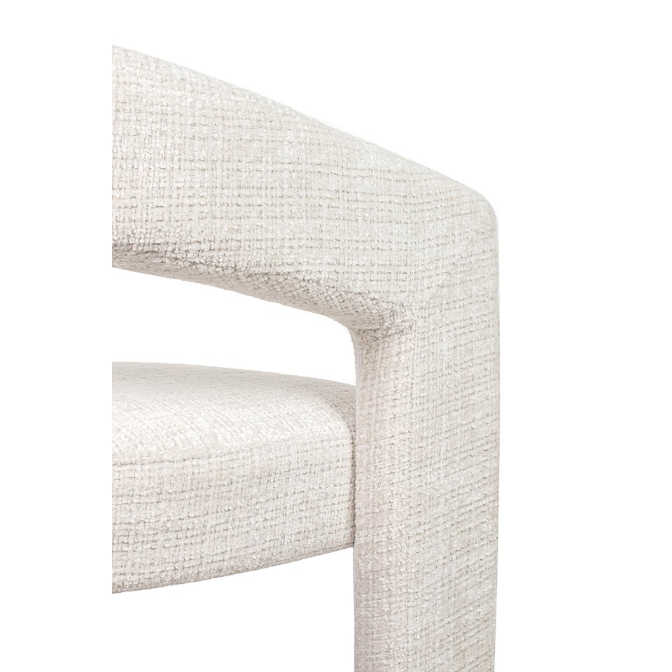 KRZESŁO BAROWE, białe, eleganckie, ponadczasowe, komfortowe, klasyczne 4