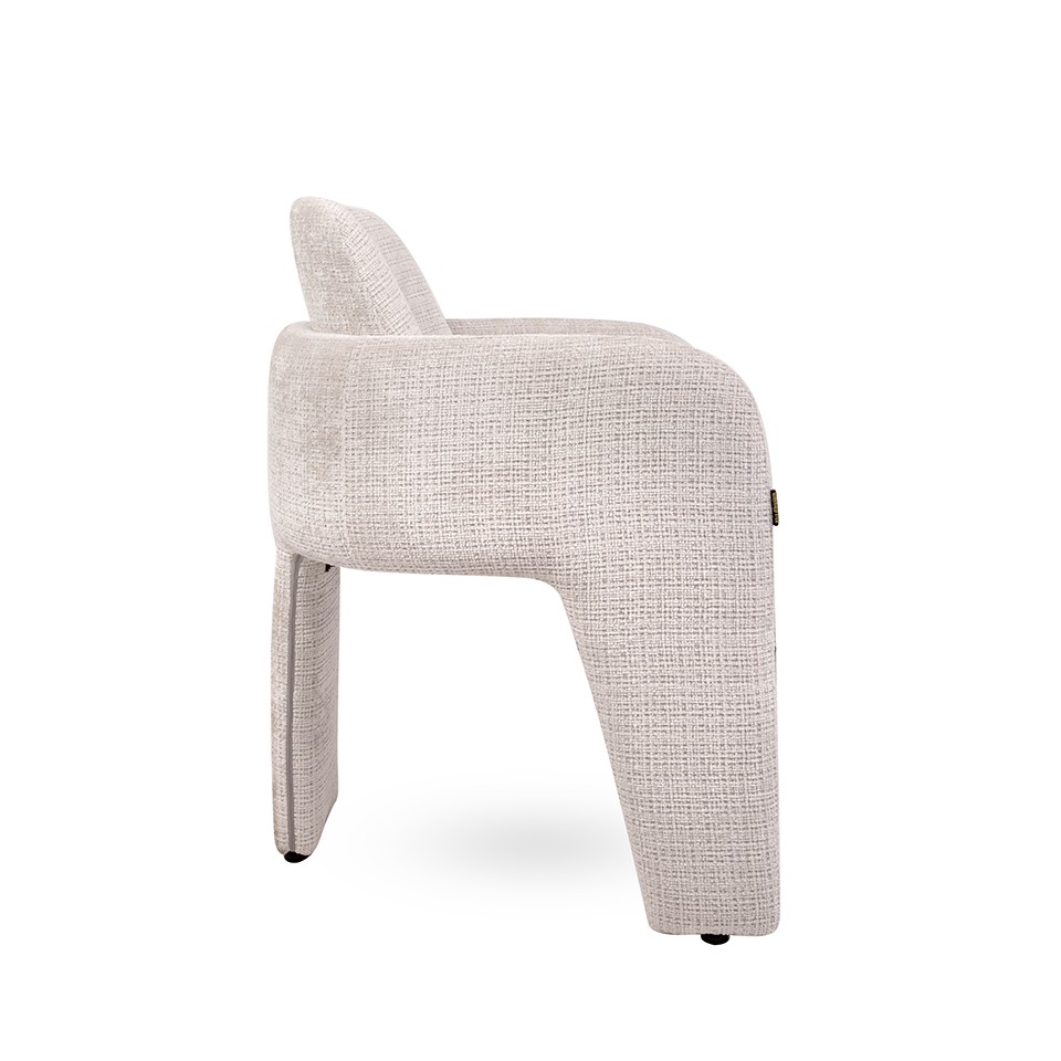 KRZESŁO, harmonijna forma, beżowe, designerskie, komfortowe, subtelne 1