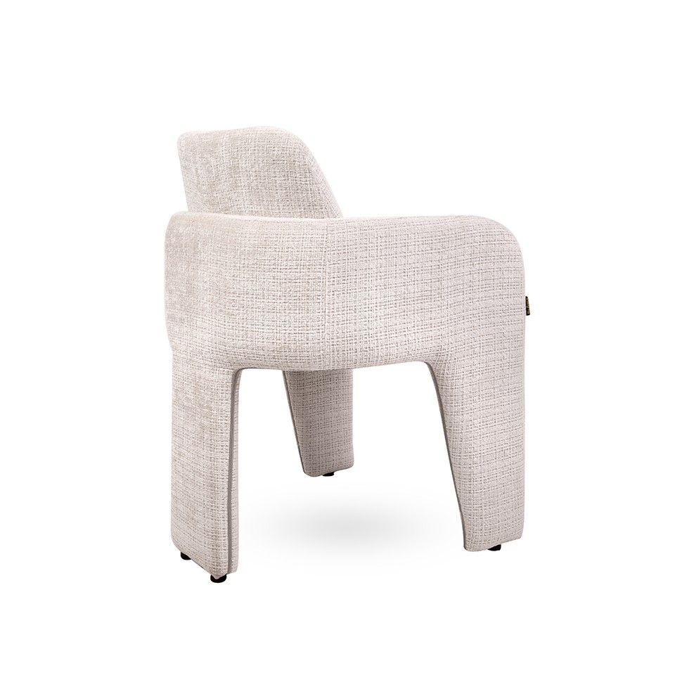 KRZESŁO, harmonijna forma, beżowe, designerskie, komfortowe, subtelne 2