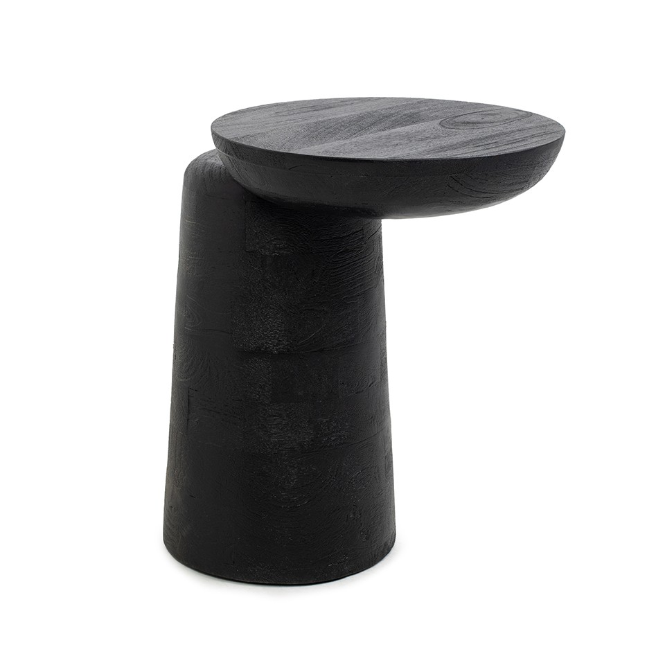 STOLIK POMOCNICZY, nieregularna forma, matowe wykończenie, stylowy dodatek, nowoczesny styl