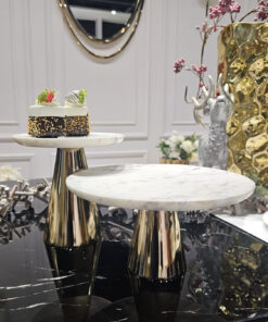 PATERA złota noga, marmurowa taca, nowoczesny styl, ekskluzywna