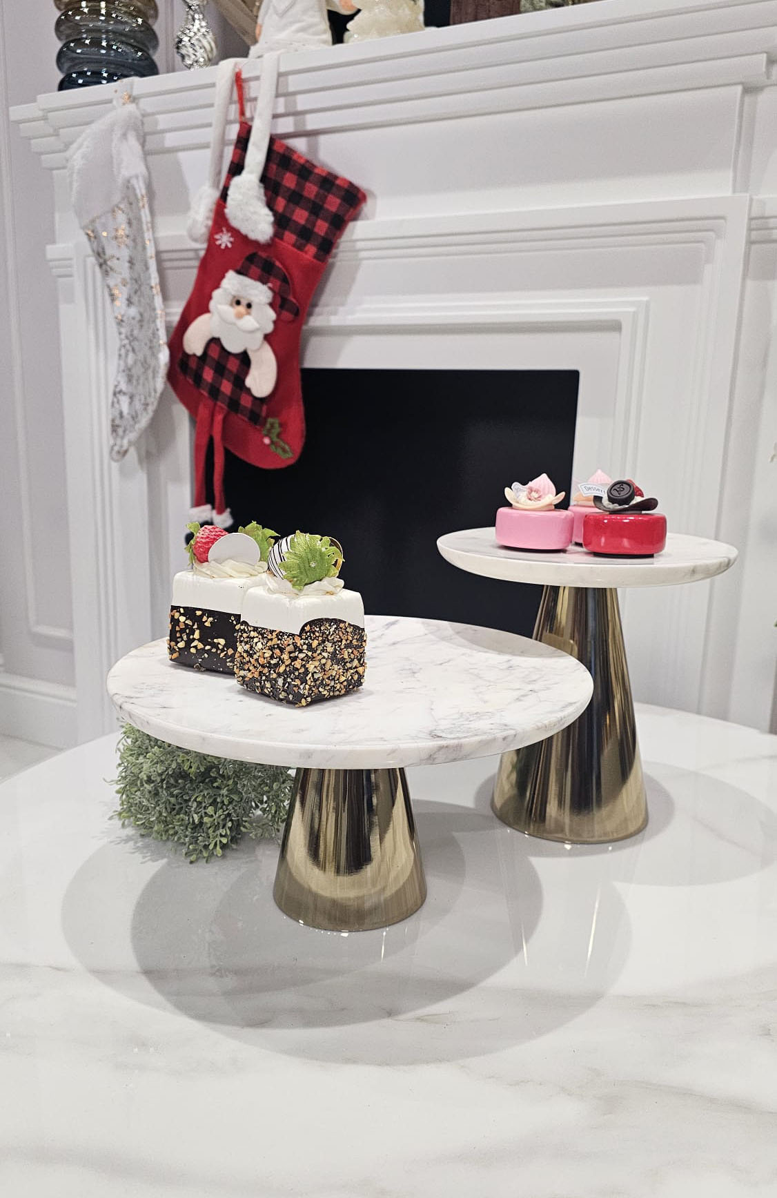 PATERA złota noga, marmurowa taca, nowoczesny styl, premium