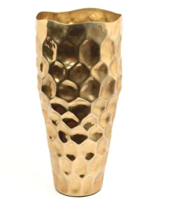 WAZON złoty, nieregularny kształt, ponadczasowy design, piękny