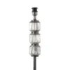 LAMPA-PODLOGOWA-na-chromowanej-podstawie-detal-z-plisowanego-szkla-satynowy-srebrny-klosz-premium
