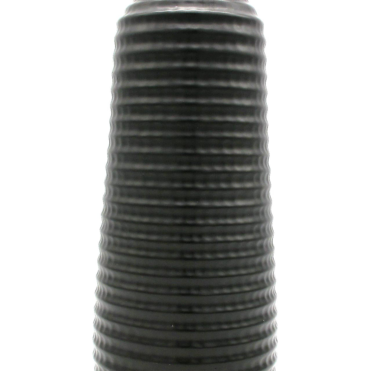 WAZON-ceramiczny-czarny-okragly-poziome-prazkowania-nowoczesny-piekny