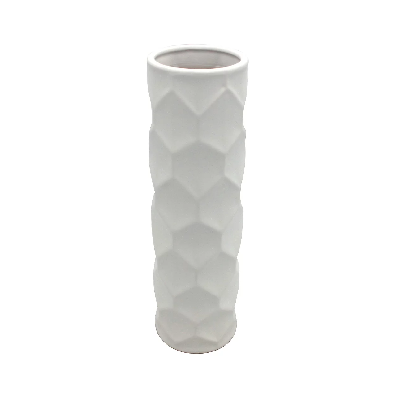 WAZON-ceramiczny-okragly-bialy-geometryczny-szesciokatny-wzor-na-powierzchni-piekny WAZON-ceramiczny-okragly-bialy-geometryczny-szesciokatny-wzor-na-powierzchni-piekny