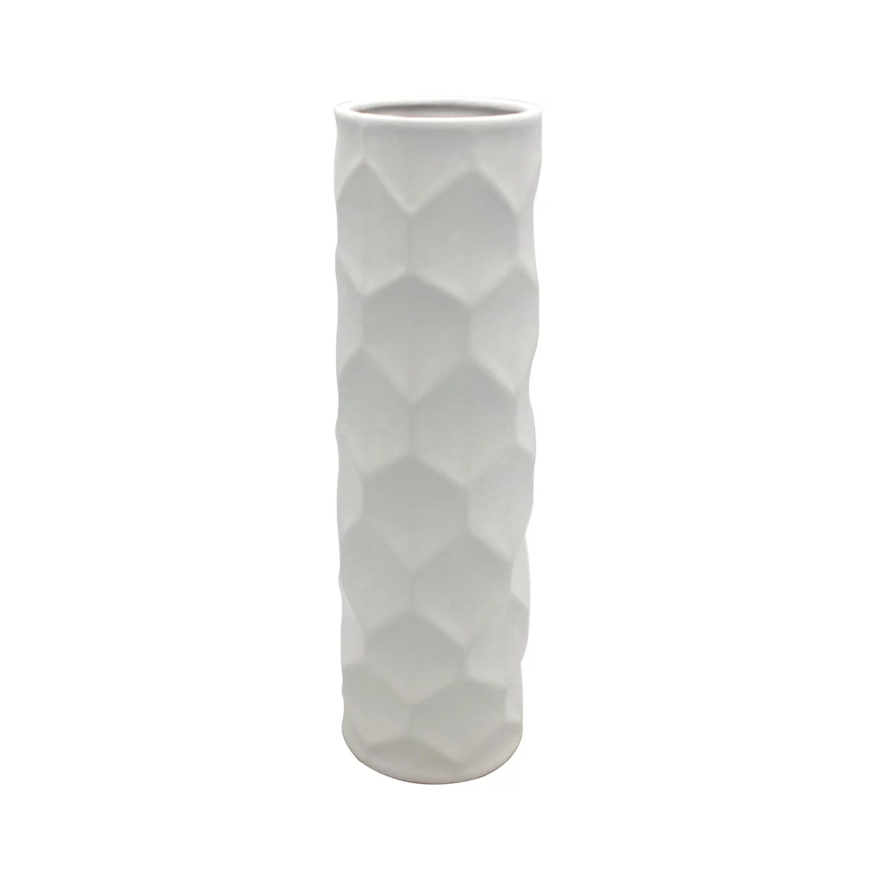 WAZON-ceramiczny-okragly-bialy-geometryczny-szesciokatny-wzor-na-powierzchni WAZON-ceramiczny-okragly-bialy-geometryczny-szesciokatny-wzor-na-powierzchni