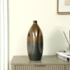 WAZON-dekoracyjny-ceramiczny-czarno-zloty-nieregularny-ksztalt-designersk